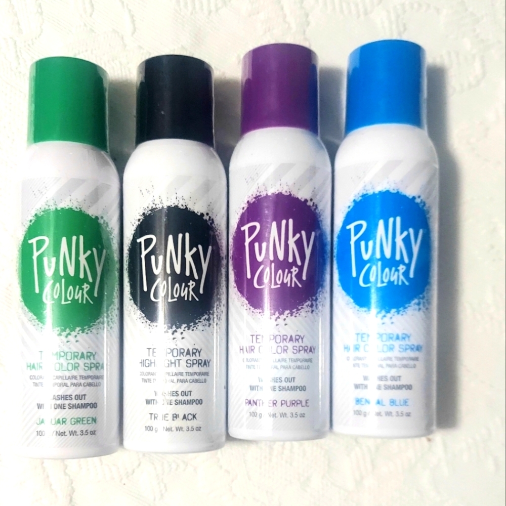 Lot PUNKY COLOUR Temp Hair Color Sealed Blue Green Black Pink